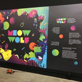 Walls360 custom wall graphics for MEOW WOLF in Las Vegas, Nevada!  #MeowWolf #Area15